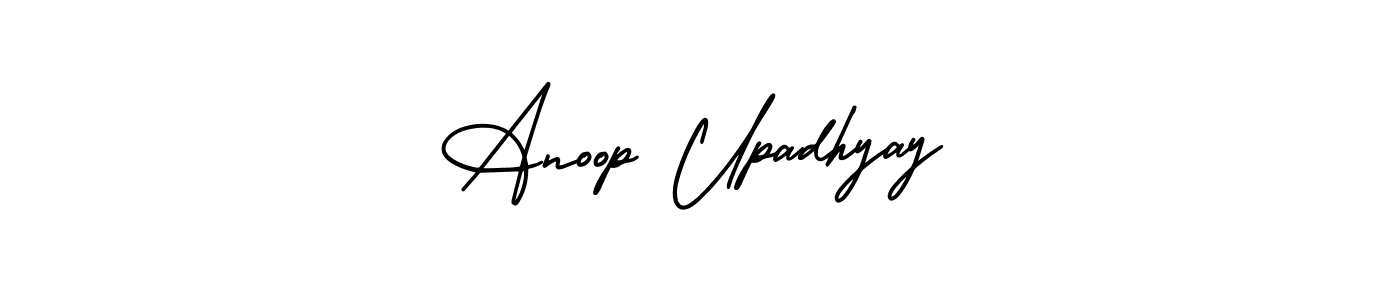 Create a beautiful signature design for name Anoop Upadhyay. With this signature (AmerikaSignatureDemo-Regular) fonts, you can make a handwritten signature for free. Anoop Upadhyay signature style 3 images and pictures png