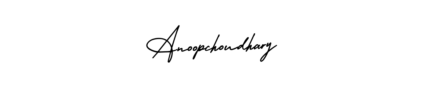 Create a beautiful signature design for name Anoopchoudhary. With this signature (AmerikaSignatureDemo-Regular) fonts, you can make a handwritten signature for free. Anoopchoudhary signature style 3 images and pictures png