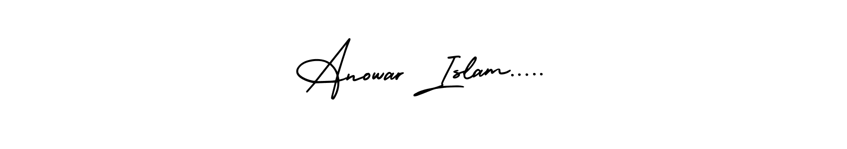 Make a beautiful signature design for name Anowar Islam...... Use this online signature maker to create a handwritten signature for free. Anowar Islam..... signature style 3 images and pictures png