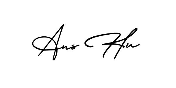 Once you've used our free online signature maker to create your best signature AmerikaSignatureDemo-Regular style, it's time to enjoy all of the benefits that Ans Hu name signing documents. Ans Hu signature style 3 images and pictures png