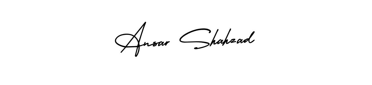 Design your own signature with our free online signature maker. With this signature software, you can create a handwritten (AmerikaSignatureDemo-Regular) signature for name Ansar Shahzad. Ansar Shahzad signature style 3 images and pictures png