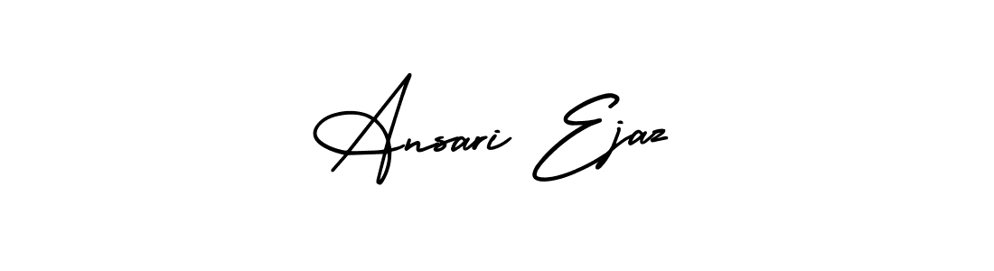 How to Draw Ansari Ejaz signature style? AmerikaSignatureDemo-Regular is a latest design signature styles for name Ansari Ejaz. Ansari Ejaz signature style 3 images and pictures png