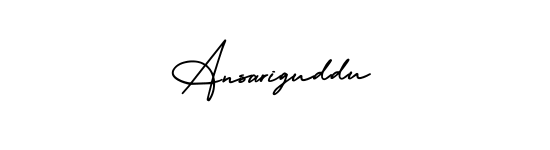 This is the best signature style for the Ansariguddu name. Also you like these signature font (AmerikaSignatureDemo-Regular). Mix name signature. Ansariguddu signature style 3 images and pictures png