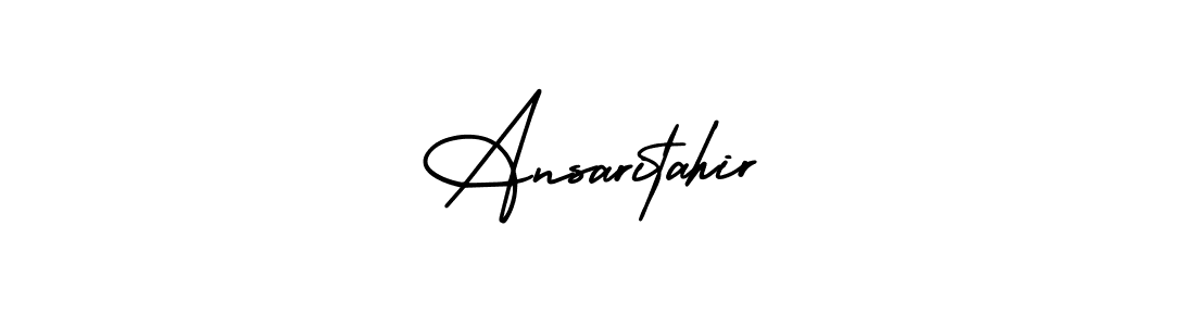 Make a short Ansaritahir signature style. Manage your documents anywhere anytime using AmerikaSignatureDemo-Regular. Create and add eSignatures, submit forms, share and send files easily. Ansaritahir signature style 3 images and pictures png