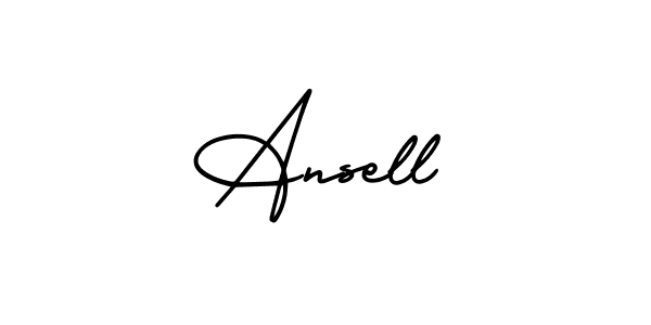 AmerikaSignatureDemo-Regular is a professional signature style that is perfect for those who want to add a touch of class to their signature. It is also a great choice for those who want to make their signature more unique. Get Ansell name to fancy signature for free. Ansell signature style 3 images and pictures png