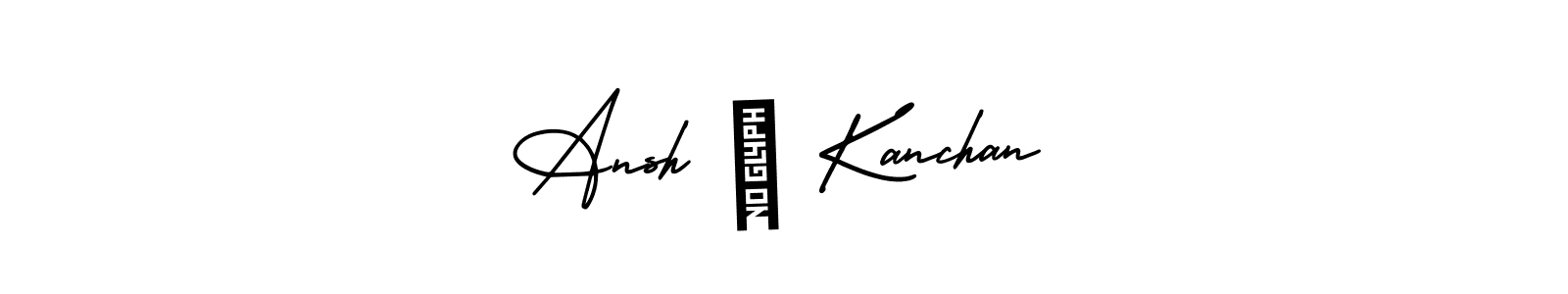 Here are the top 10 professional signature styles for the name Ansh ❤ Kanchan. These are the best autograph styles you can use for your name. Ansh ❤ Kanchan signature style 3 images and pictures png