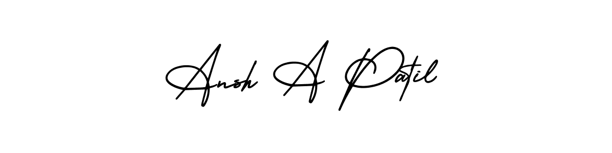 See photos of Ansh A Patil official signature by Spectra . Check more albums & portfolios. Read reviews & check more about AmerikaSignatureDemo-Regular font. Ansh A Patil signature style 3 images and pictures png