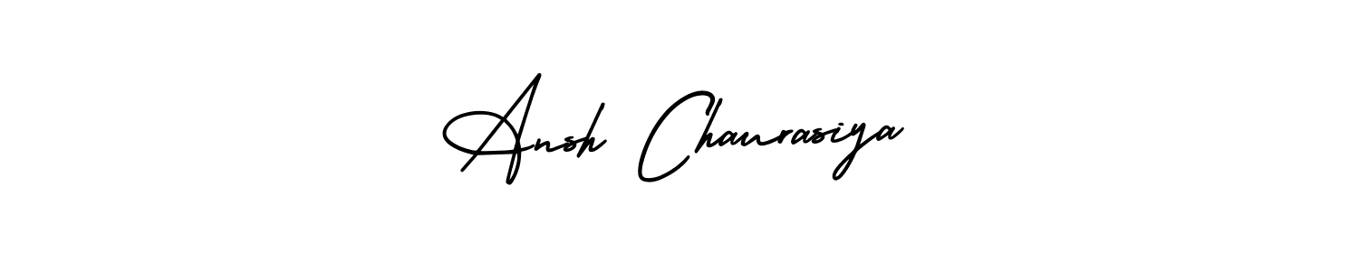 Design your own signature with our free online signature maker. With this signature software, you can create a handwritten (AmerikaSignatureDemo-Regular) signature for name Ansh Chaurasiya. Ansh Chaurasiya signature style 3 images and pictures png