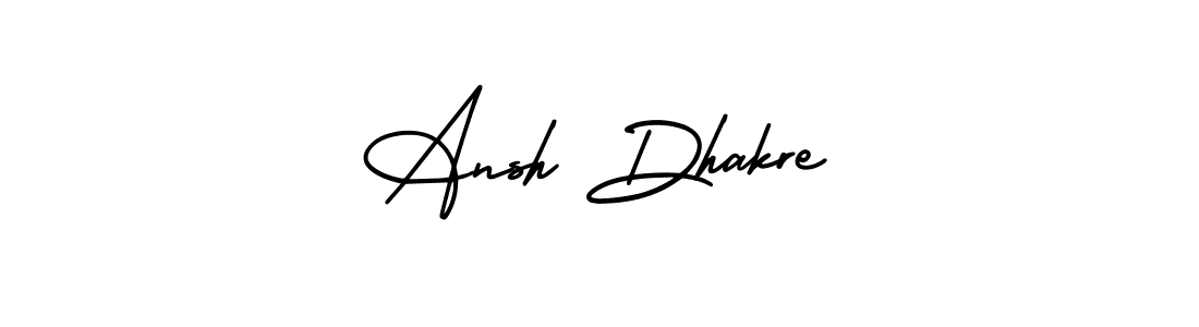 Here are the top 10 professional signature styles for the name Ansh Dhakre. These are the best autograph styles you can use for your name. Ansh Dhakre signature style 3 images and pictures png