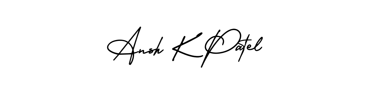 Check out images of Autograph of Ansh K Patel name. Actor Ansh K Patel Signature Style. AmerikaSignatureDemo-Regular is a professional sign style online. Ansh K Patel signature style 3 images and pictures png