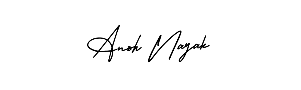 How to make Ansh Nayak signature? AmerikaSignatureDemo-Regular is a professional autograph style. Create handwritten signature for Ansh Nayak name. Ansh Nayak signature style 3 images and pictures png
