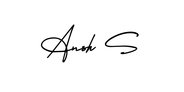 Make a short Ansh S signature style. Manage your documents anywhere anytime using AmerikaSignatureDemo-Regular. Create and add eSignatures, submit forms, share and send files easily. Ansh S signature style 3 images and pictures png