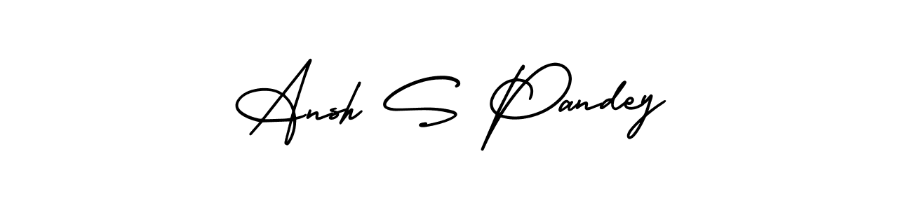 Best and Professional Signature Style for Ansh S Pandey. AmerikaSignatureDemo-Regular Best Signature Style Collection. Ansh S Pandey signature style 3 images and pictures png