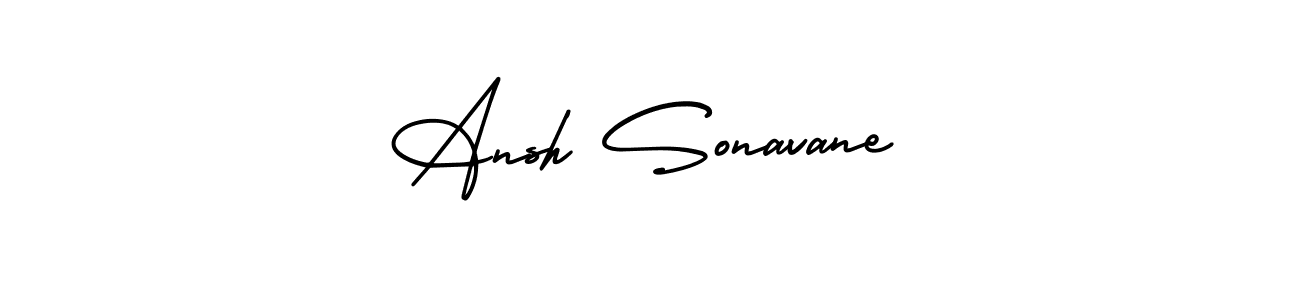 AmerikaSignatureDemo-Regular is a professional signature style that is perfect for those who want to add a touch of class to their signature. It is also a great choice for those who want to make their signature more unique. Get Ansh Sonavane name to fancy signature for free. Ansh Sonavane signature style 3 images and pictures png