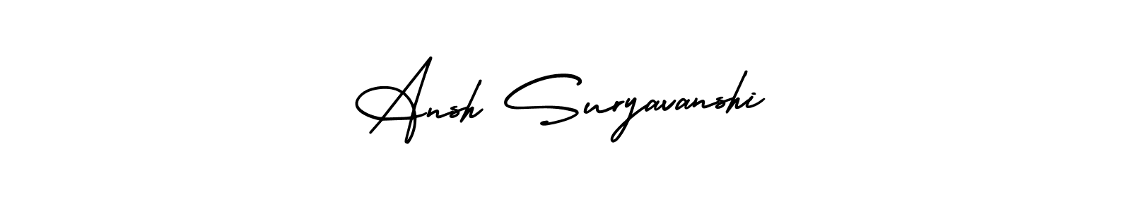 Also You can easily find your signature by using the search form. We will create Ansh Suryavanshi name handwritten signature images for you free of cost using AmerikaSignatureDemo-Regular sign style. Ansh Suryavanshi signature style 3 images and pictures png