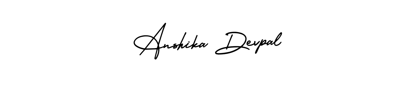 Use a signature maker to create a handwritten signature online. With this signature software, you can design (AmerikaSignatureDemo-Regular) your own signature for name Anshika Devpal. Anshika Devpal signature style 3 images and pictures png