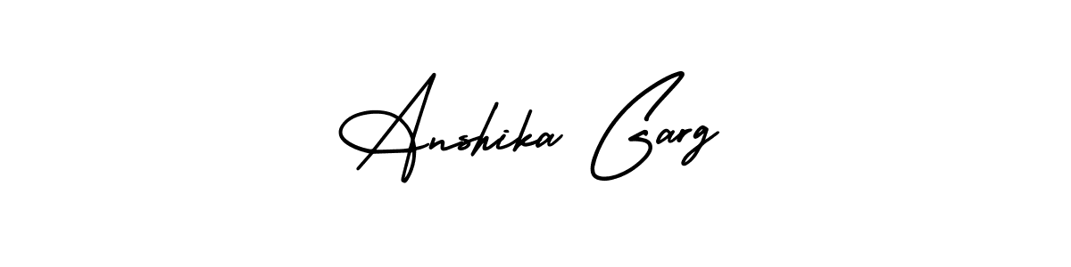 Also You can easily find your signature by using the search form. We will create Anshika Garg name handwritten signature images for you free of cost using AmerikaSignatureDemo-Regular sign style. Anshika Garg signature style 3 images and pictures png