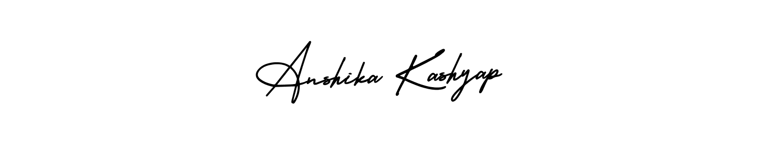 AmerikaSignatureDemo-Regular is a professional signature style that is perfect for those who want to add a touch of class to their signature. It is also a great choice for those who want to make their signature more unique. Get Anshika Kashyap name to fancy signature for free. Anshika Kashyap signature style 3 images and pictures png