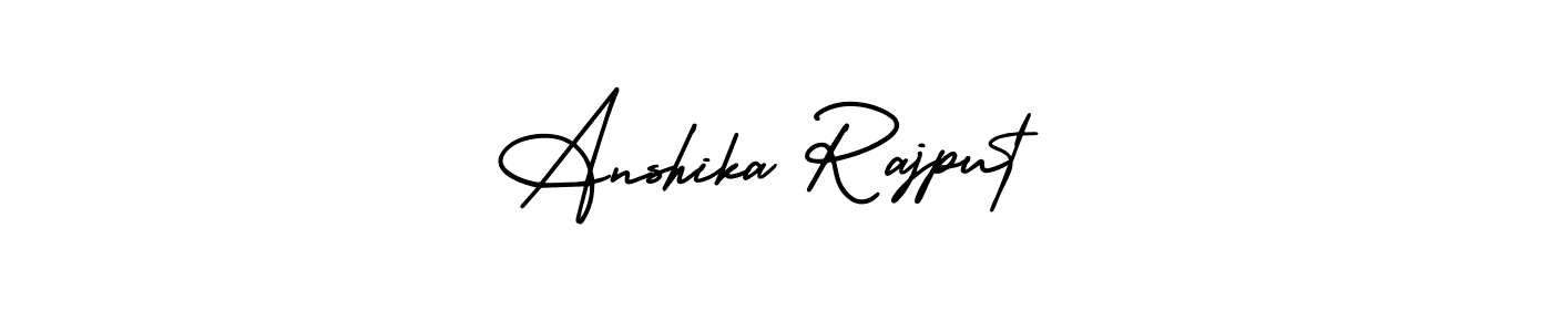 Anshika Rajput stylish signature style. Best Handwritten Sign (AmerikaSignatureDemo-Regular) for my name. Handwritten Signature Collection Ideas for my name Anshika Rajput. Anshika Rajput signature style 3 images and pictures png