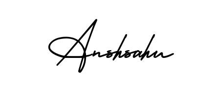 The AmerikaSignatureDemo-Regular lettering style adds unique flourish to name Anshsahu. Stand out with a custom digital autograph made in seconds. Anshsahu signature style 3 images and pictures png