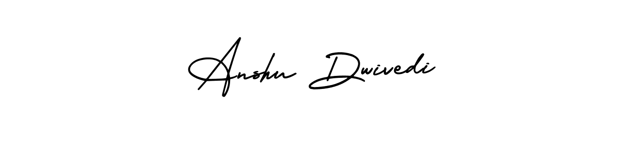 Make a beautiful signature design for name Anshu Dwivedi. Use this online signature maker to create a handwritten signature for free. Anshu Dwivedi signature style 3 images and pictures png