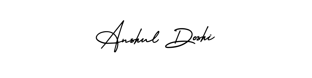Create a beautiful signature design for name Anshul Doshi. With this signature (AmerikaSignatureDemo-Regular) fonts, you can make a handwritten signature for free. Anshul Doshi signature style 3 images and pictures png
