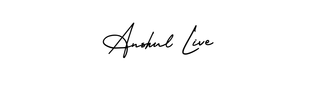It looks lik you need a new signature style for name Anshul Live. Design unique handwritten (AmerikaSignatureDemo-Regular) signature with our free signature maker in just a few clicks. Anshul Live signature style 3 images and pictures png