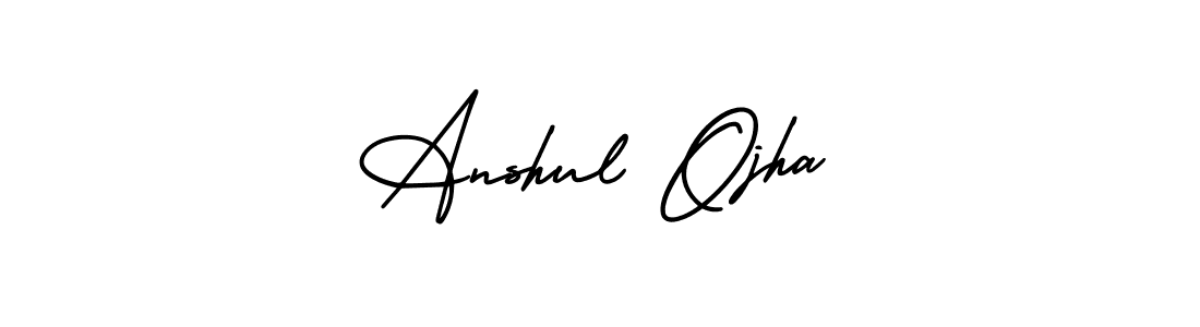 This is the best signature style for the Anshul Ojha name. Also you like these signature font (AmerikaSignatureDemo-Regular). Mix name signature. Anshul Ojha signature style 3 images and pictures png