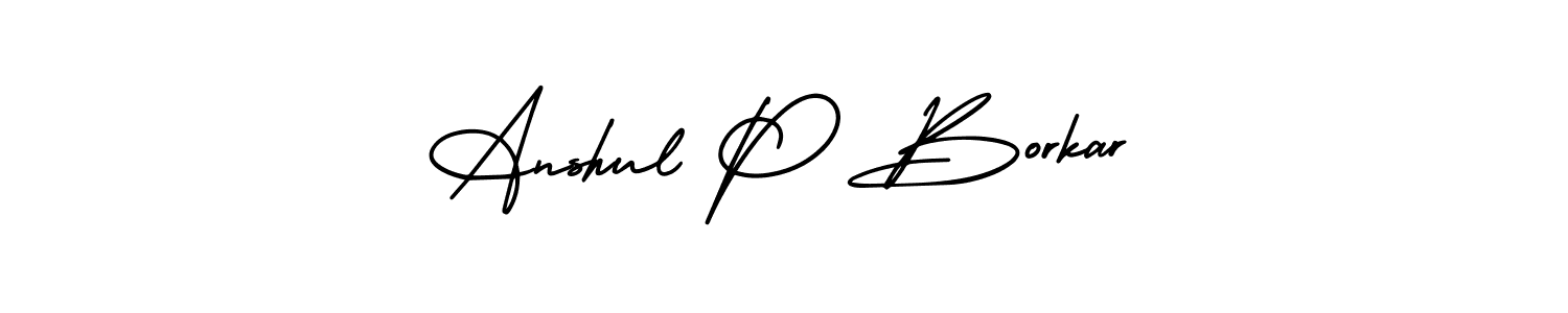 Once you've used our free online signature maker to create your best signature AmerikaSignatureDemo-Regular style, it's time to enjoy all of the benefits that Anshul P Borkar name signing documents. Anshul P Borkar signature style 3 images and pictures png