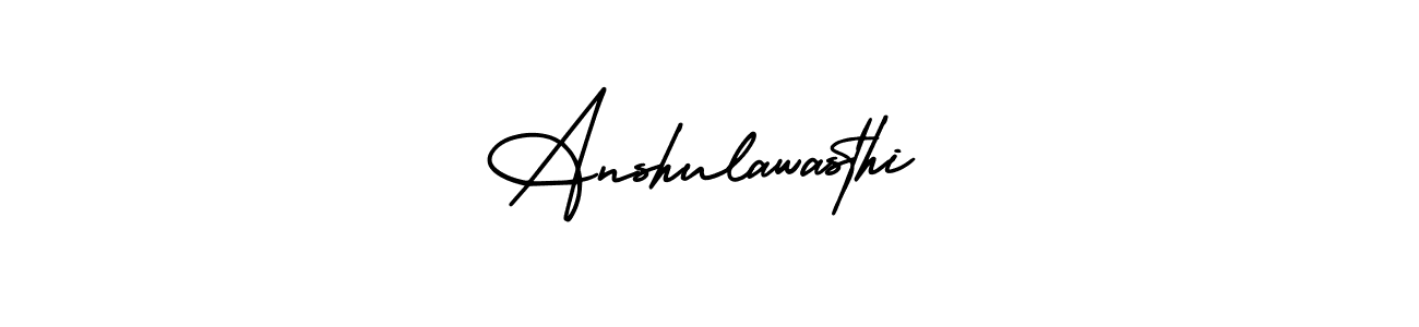 Make a beautiful signature design for name Anshulawasthi. With this signature (AmerikaSignatureDemo-Regular) style, you can create a handwritten signature for free. Anshulawasthi signature style 3 images and pictures png