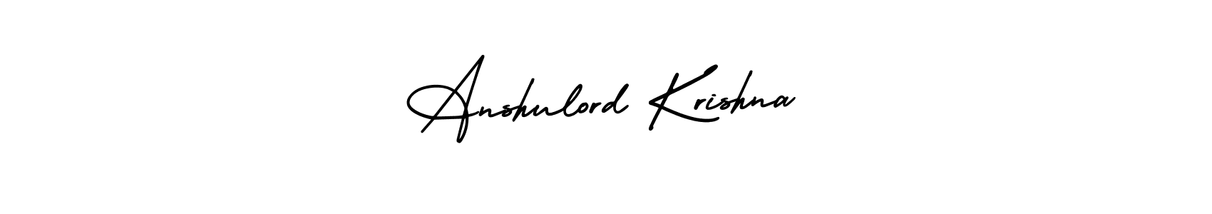 How to Draw Anshulord Krishna signature style? AmerikaSignatureDemo-Regular is a latest design signature styles for name Anshulord Krishna. Anshulord Krishna signature style 3 images and pictures png