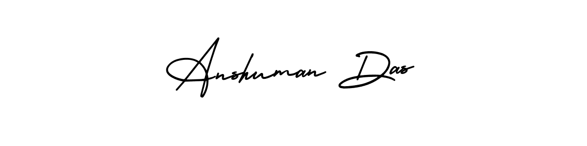 Use a signature maker to create a handwritten signature online. With this signature software, you can design (AmerikaSignatureDemo-Regular) your own signature for name Anshuman Das. Anshuman Das signature style 3 images and pictures png
