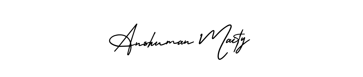 How to Draw Anshuman Maity signature style? AmerikaSignatureDemo-Regular is a latest design signature styles for name Anshuman Maity. Anshuman Maity signature style 3 images and pictures png