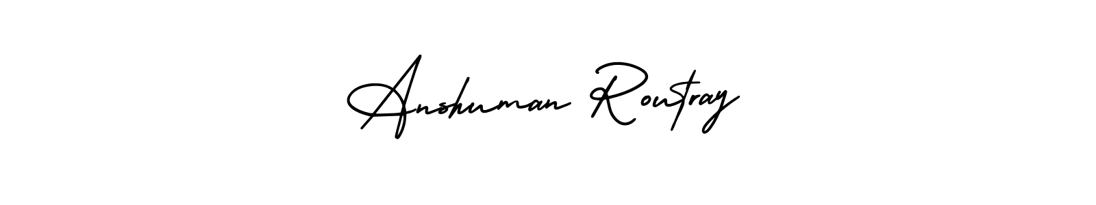 AmerikaSignatureDemo-Regular is a professional signature style that is perfect for those who want to add a touch of class to their signature. It is also a great choice for those who want to make their signature more unique. Get Anshuman Routray name to fancy signature for free. Anshuman Routray signature style 3 images and pictures png