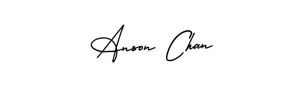 if you are searching for the best signature style for your name Anson Chan. so please give up your signature search. here we have designed multiple signature styles  using AmerikaSignatureDemo-Regular. Anson Chan signature style 3 images and pictures png