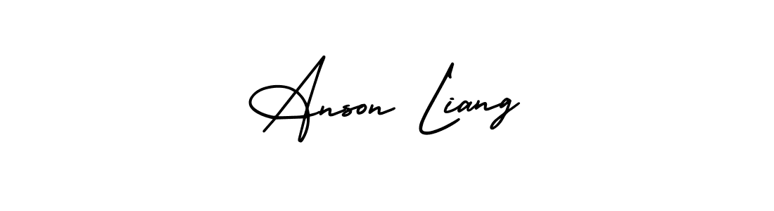 It looks lik you need a new signature style for name Anson Liang. Design unique handwritten (AmerikaSignatureDemo-Regular) signature with our free signature maker in just a few clicks. Anson Liang signature style 3 images and pictures png
