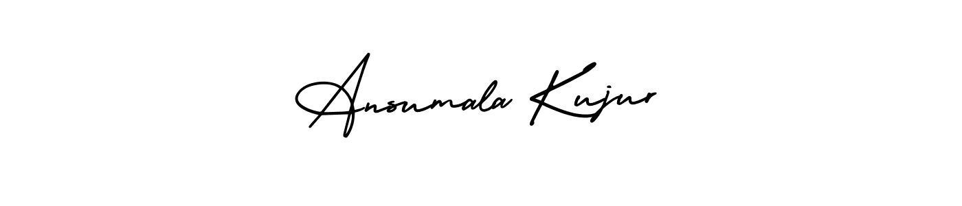 Use a signature maker to create a handwritten signature online. With this signature software, you can design (AmerikaSignatureDemo-Regular) your own signature for name Ansumala Kujur. Ansumala Kujur signature style 3 images and pictures png