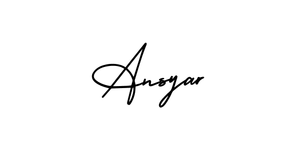 Make a beautiful signature design for name Ansyar. Use this online signature maker to create a handwritten signature for free. Ansyar signature style 3 images and pictures png
