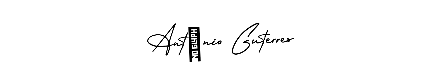 Check out images of Autograph of António Guterres name. Actor António Guterres Signature Style. AmerikaSignatureDemo-Regular is a professional sign style online. António Guterres signature style 3 images and pictures png