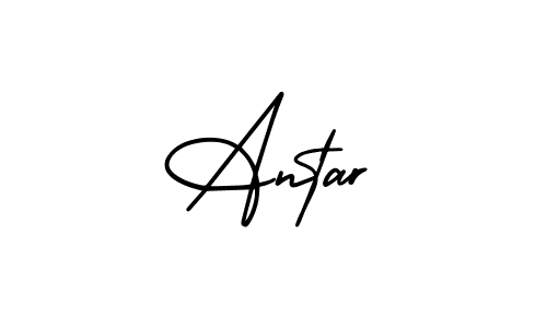 Use a signature maker to create a handwritten signature online. With this signature software, you can design (AmerikaSignatureDemo-Regular) your own signature for name Antar. Antar signature style 3 images and pictures png