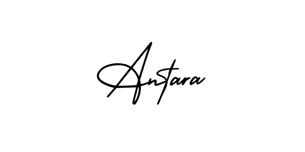 Make a beautiful signature design for name Antara. Use this online signature maker to create a handwritten signature for free. Antara signature style 3 images and pictures png