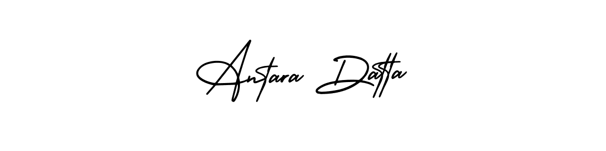 This is the best signature style for the Antara Datta name. Also you like these signature font (AmerikaSignatureDemo-Regular). Mix name signature. Antara Datta signature style 3 images and pictures png