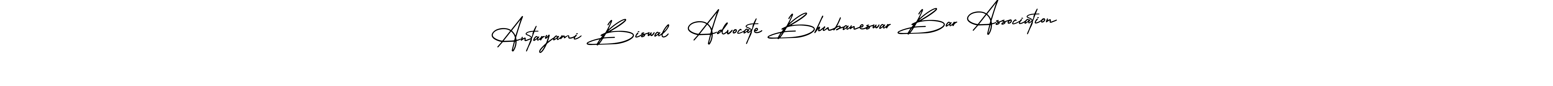 Make a beautiful signature design for name Antaryami Biswal  Advocate Bhubaneswar Bar Association. With this signature (AmerikaSignatureDemo-Regular) style, you can create a handwritten signature for free. Antaryami Biswal  Advocate Bhubaneswar Bar Association signature style 3 images and pictures png