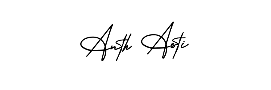 How to make Anth Asti signature? AmerikaSignatureDemo-Regular is a professional autograph style. Create handwritten signature for Anth Asti name. Anth Asti signature style 3 images and pictures png