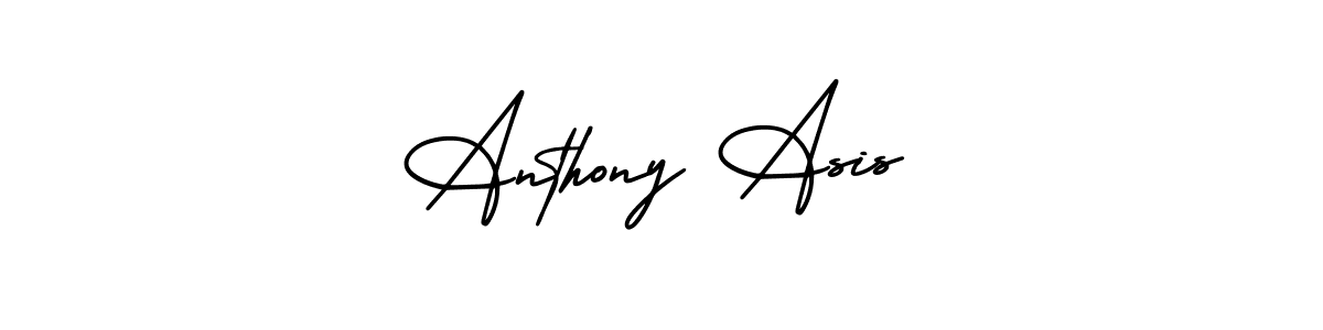 This is the best signature style for the Anthony Asis name. Also you like these signature font (AmerikaSignatureDemo-Regular). Mix name signature. Anthony Asis signature style 3 images and pictures png