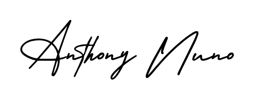 Achieve flawless digital penmanship with Anthony Nuno name in AmerikaSignatureDemo-Regular font. The perfect tool for creating online signatures. Anthony Nuno signature style 3 images and pictures png