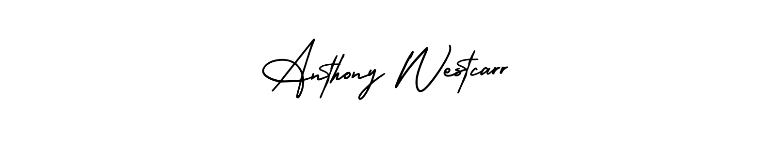 Anthony Westcarr stylish signature style. Best Handwritten Sign (AmerikaSignatureDemo-Regular) for my name. Handwritten Signature Collection Ideas for my name Anthony Westcarr. Anthony Westcarr signature style 3 images and pictures png