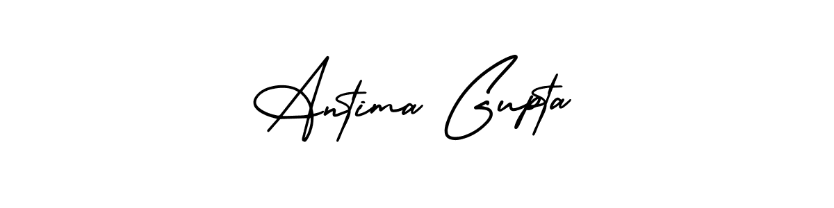 Make a short Antima Gupta signature style. Manage your documents anywhere anytime using AmerikaSignatureDemo-Regular. Create and add eSignatures, submit forms, share and send files easily. Antima Gupta signature style 3 images and pictures png