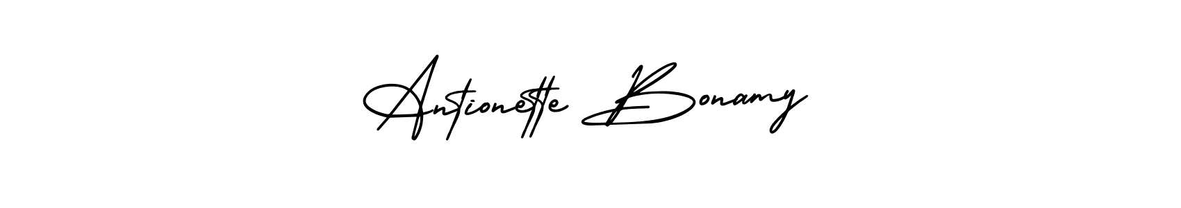 How to Draw Antionette Bonamy signature style? AmerikaSignatureDemo-Regular is a latest design signature styles for name Antionette Bonamy. Antionette Bonamy signature style 3 images and pictures png