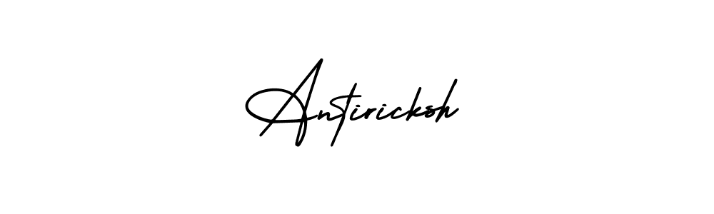 if you are searching for the best signature style for your name Antiricksh. so please give up your signature search. here we have designed multiple signature styles  using AmerikaSignatureDemo-Regular. Antiricksh signature style 3 images and pictures png